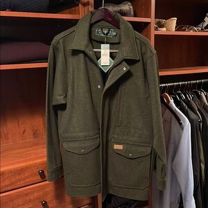 Filson Olive Green Wool Cruiser
